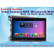 Système Android 10,1 pouces voiture lecteur DVD pour Honda Civic avec navigation GPS
